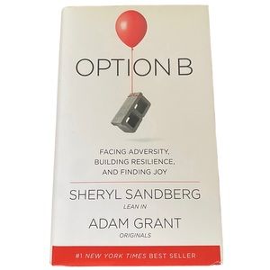 Hard cover Option B book by Sheryl Sandberg